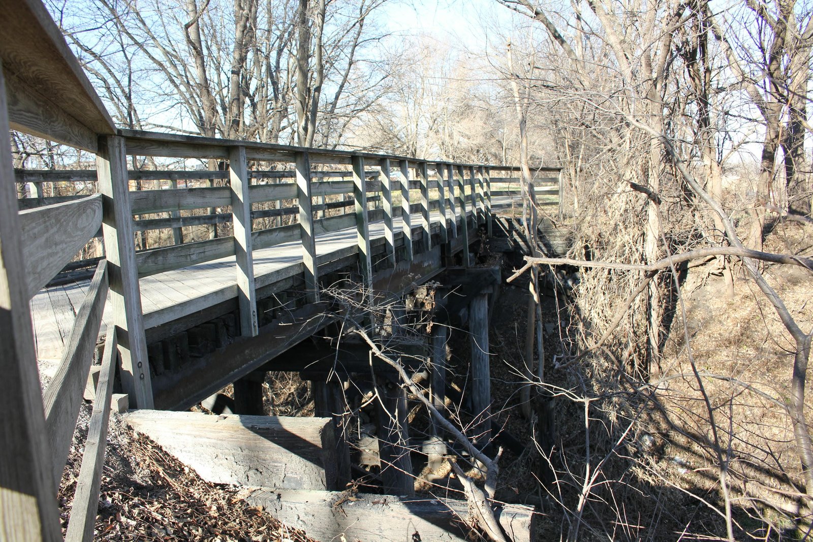 Looking north (railroad west)